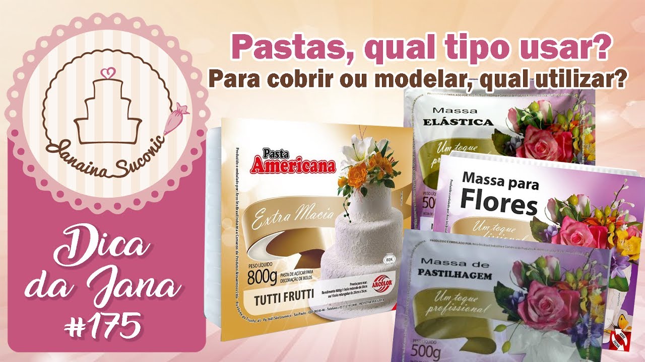 Dica da Jana #175 Pastas, quando usar cada tipo Por Janaina Suconic