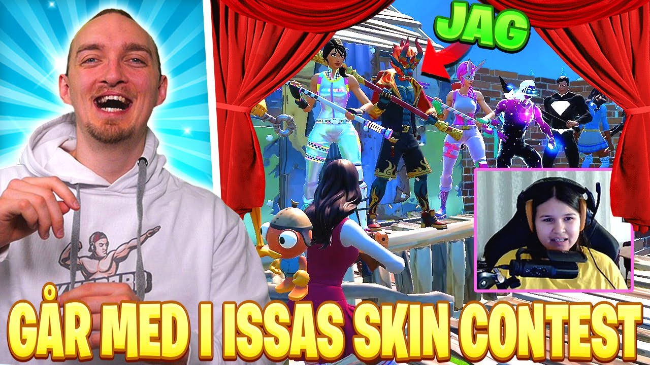 JAG GÅR MED I MIN FLICKVÄNS SKIN CONTEST I FORTNITE CHAPTER 3