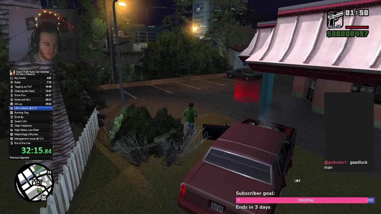 Speedrunning Grand Theft Auto: San Andreas