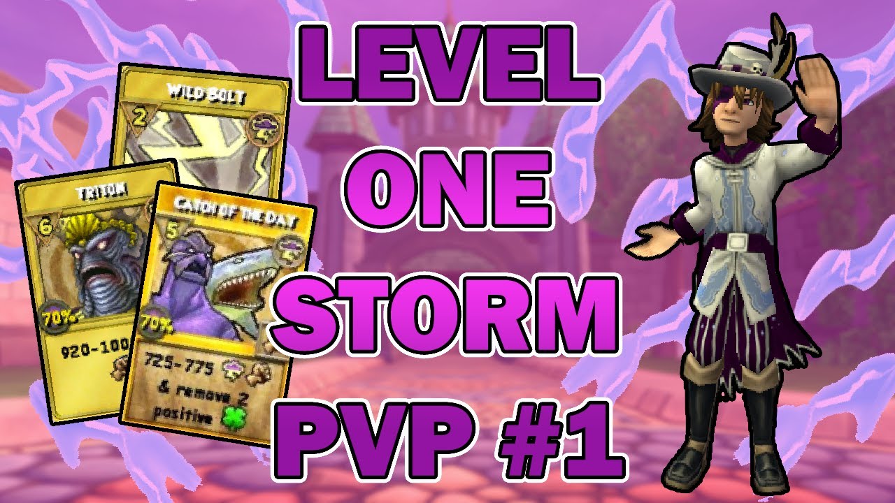 Wizard101 Level One Road To Warlord #1: STORM HAS NEVER BEEN STRONGER!!!