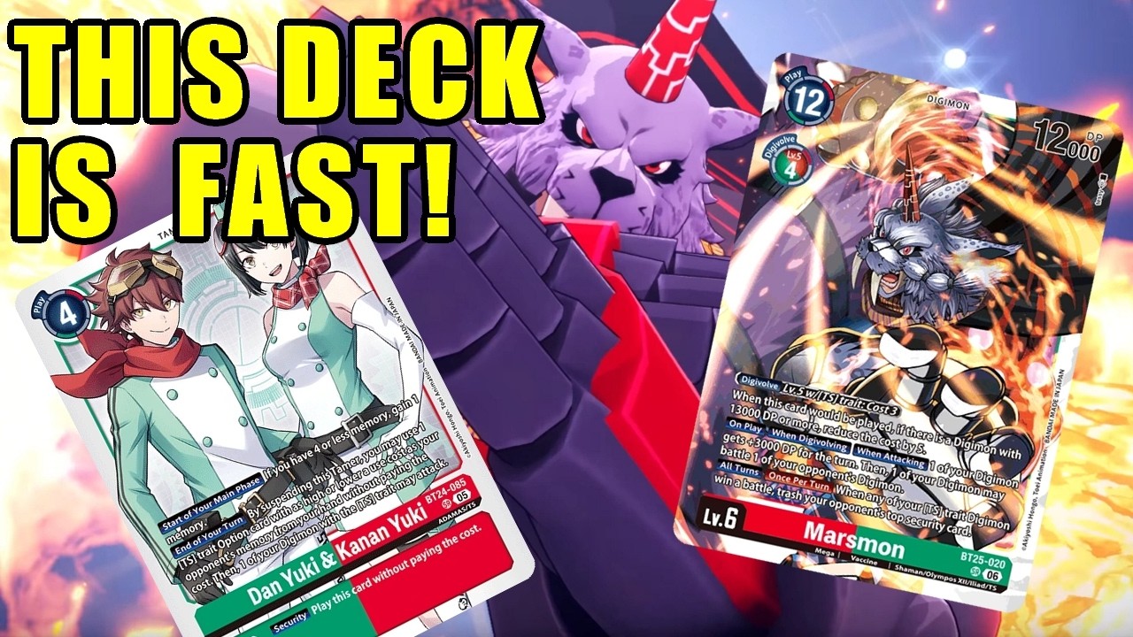 Обзор колоды на Marsmon | Первое место на Evo Cup! | Анализ Digimon TCG