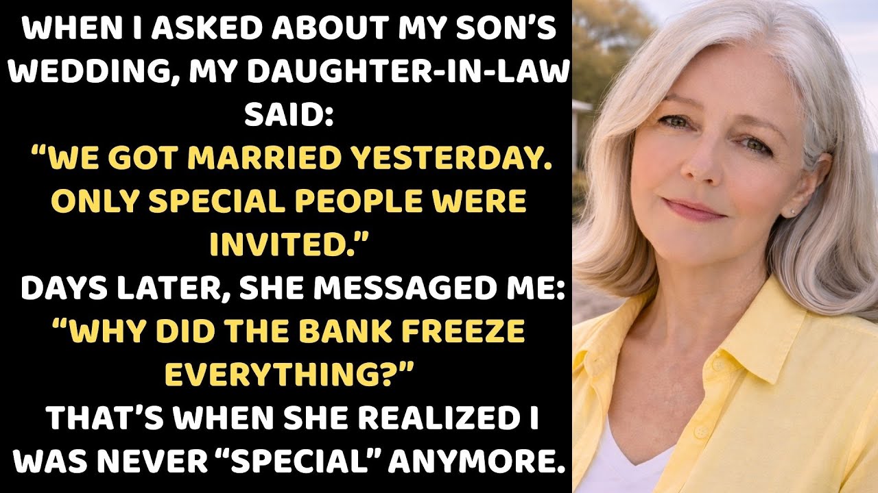 When I asked about my son’s wedding, my daughter-in-law said, “Oh, that was yesterday.”