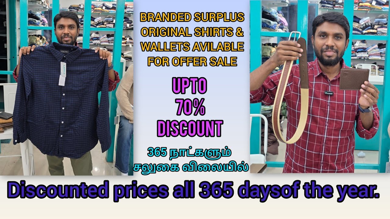 BRANDED SURPLUS CHENNAI/EXPORT SURPLUS/SURPLUS CLOTHES