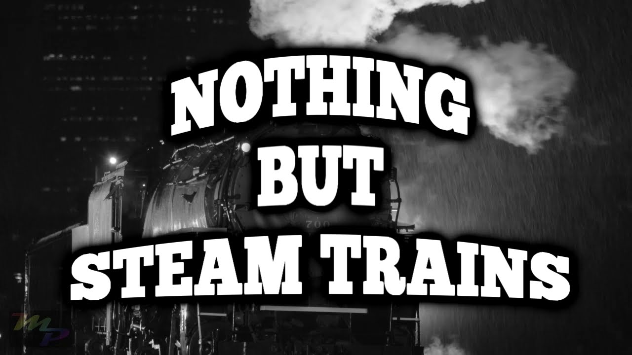 Steam Trains smoking, hissing, chugging like never seen before  | Lots & Lots of Trains
