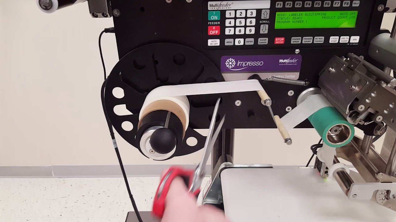 MFT Impresso Labeler | Compact Label Applicator Machine For Automatic Labeling