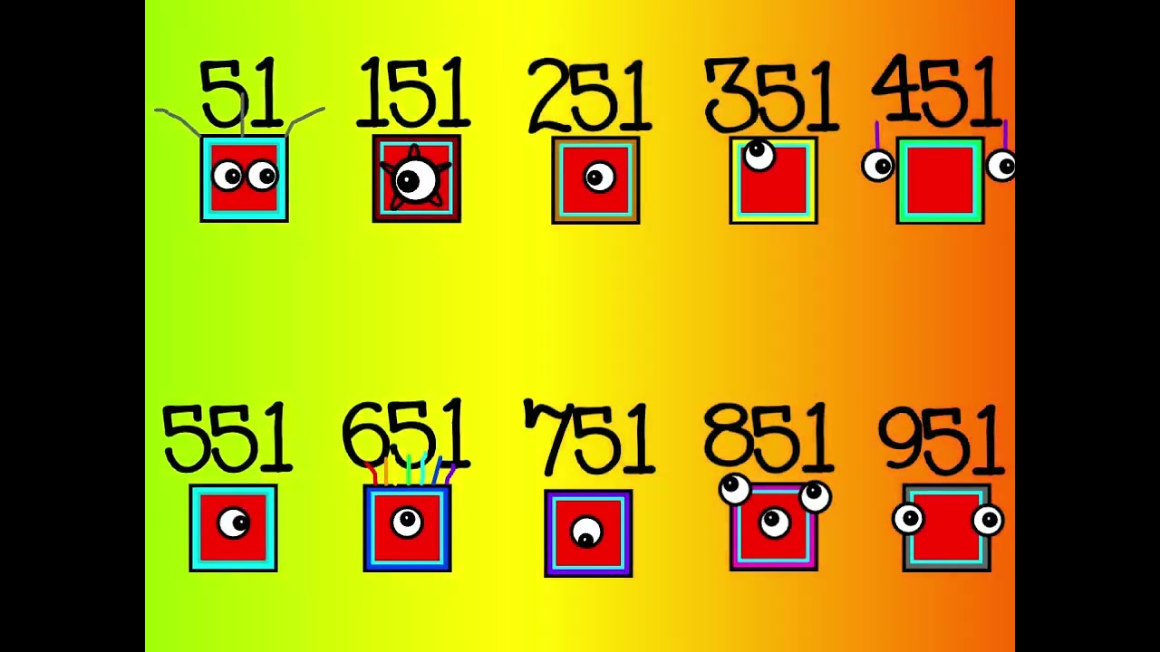 Numbericons 1 - 1000!