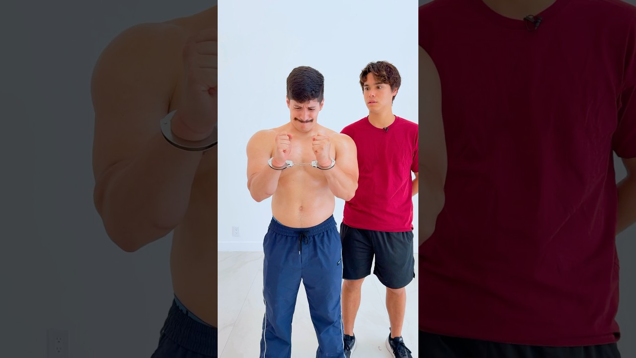 Самый сильный человек против самых прочных наручников