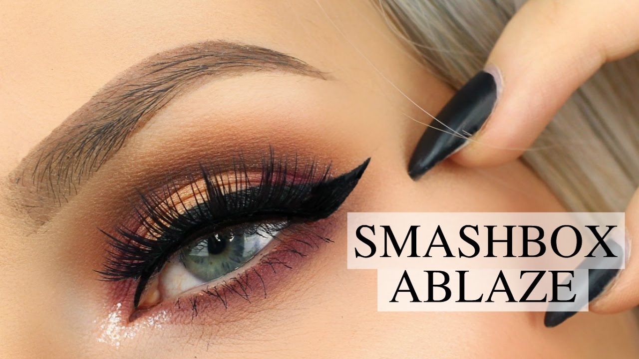 SMASHBOX ABLAZE COVER SHOT PALETTE TUTORIAL