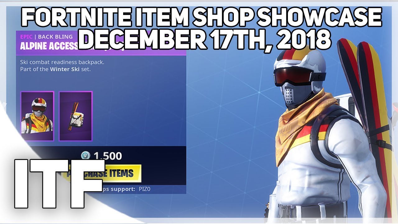 Fortnite Item Shop ALPINE ACES ARE BACK! [Decemeber 17th, 2018] (Fortnite Battle Royale)