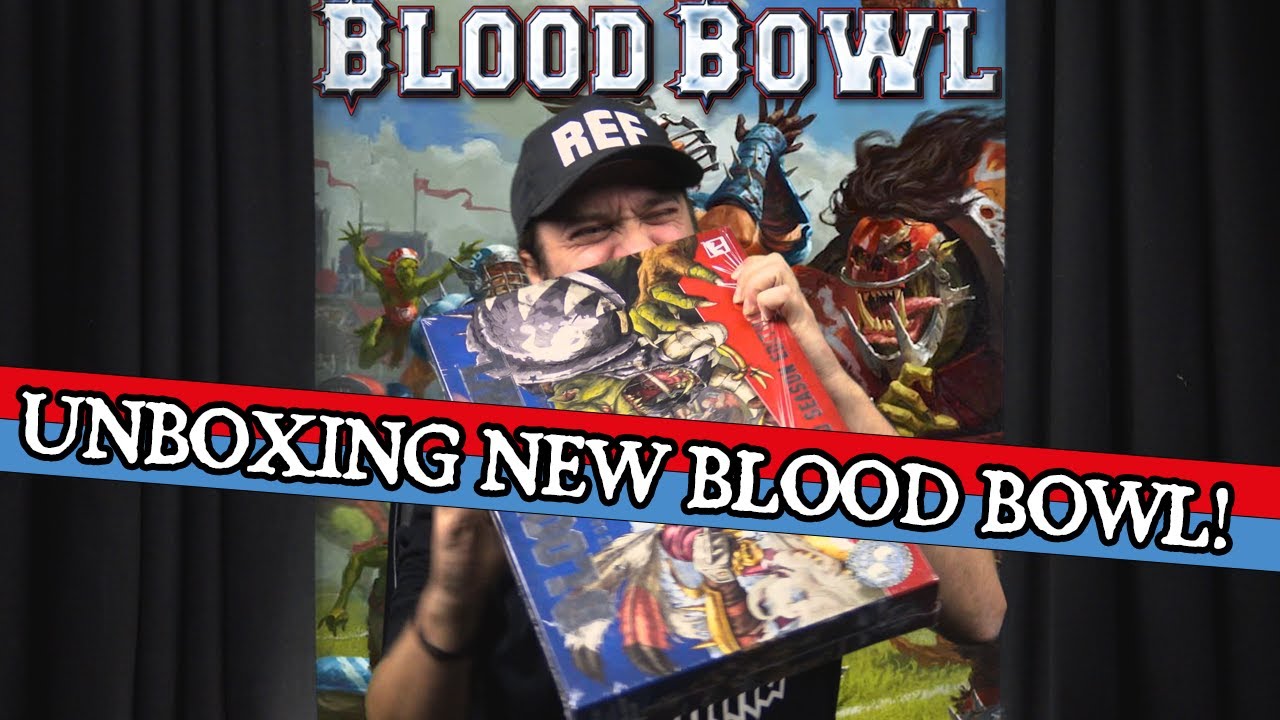 Unboxing!! BloodBowl 2nd Season  -  NEW EDITION Fantasy Football Game