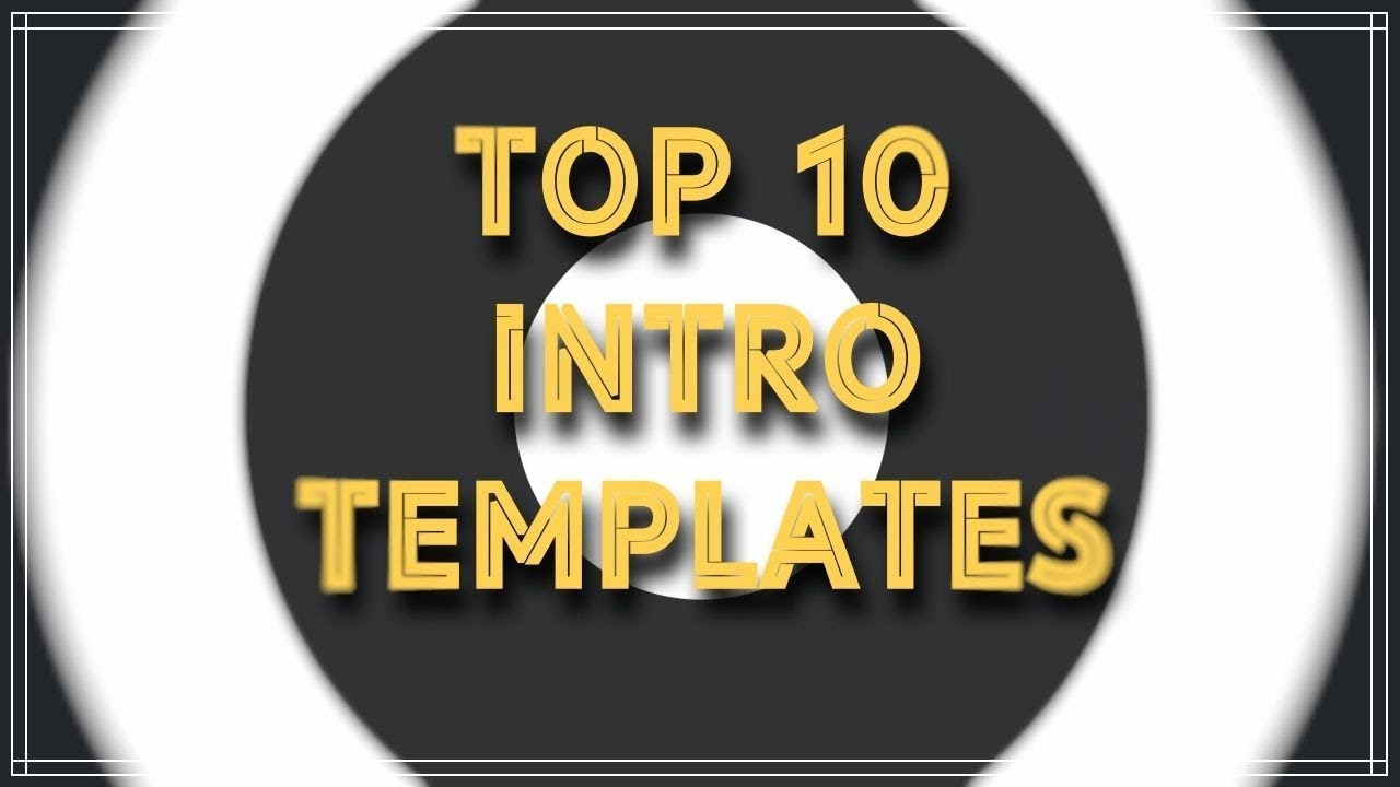 Top 10 Filmora Intro Template Edit&aacute;vel para Wondershare Filmora HD .