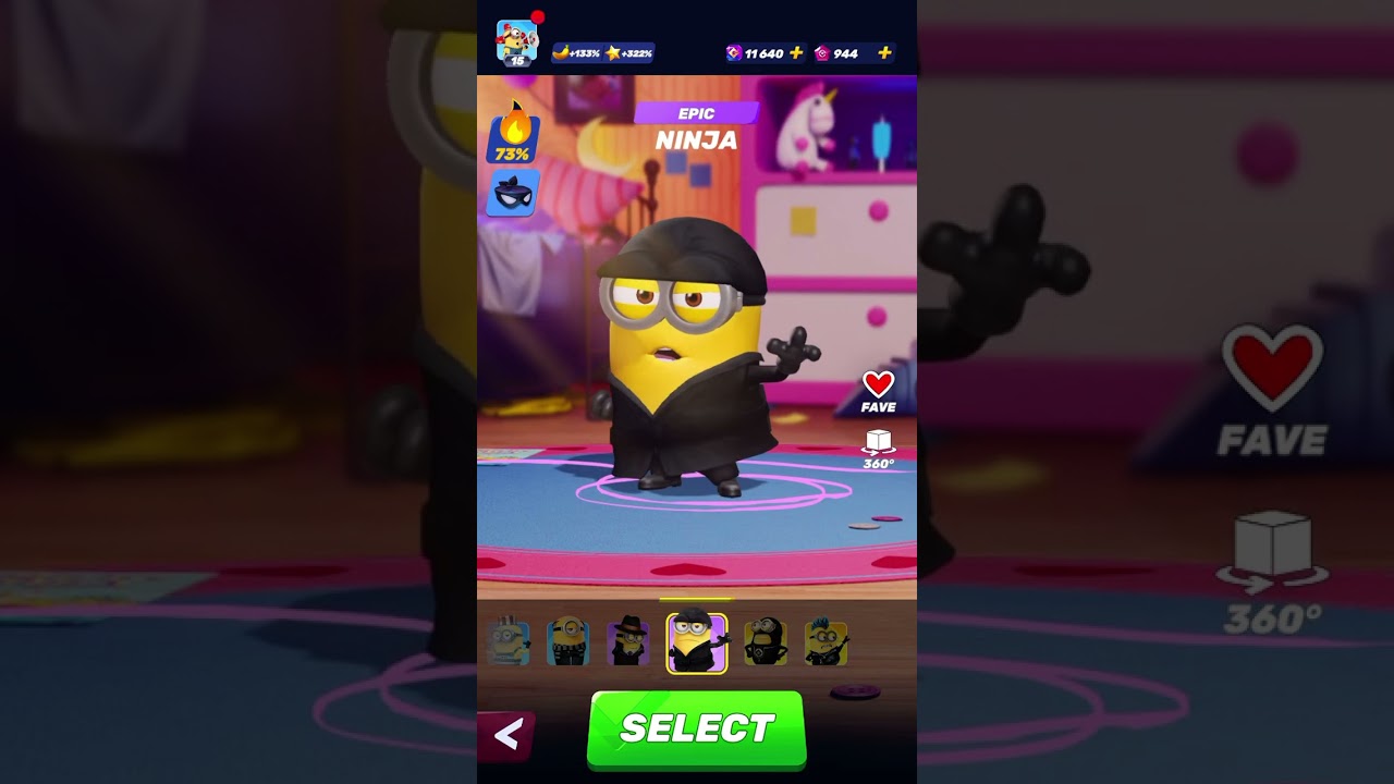 All minion rush unity villains costumes