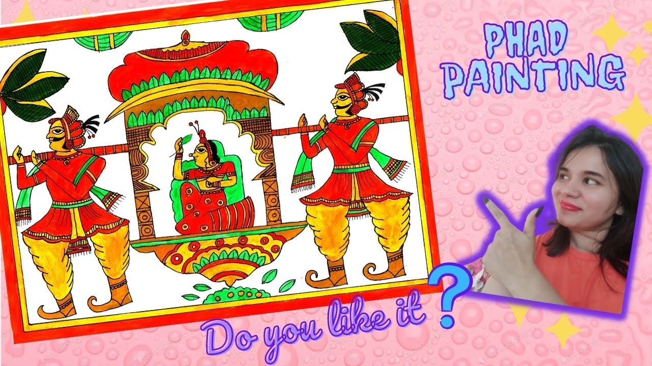 Phad painting Tutorial for BEGINNERS_|| Rajasthani Painting|| Indian folk art series||