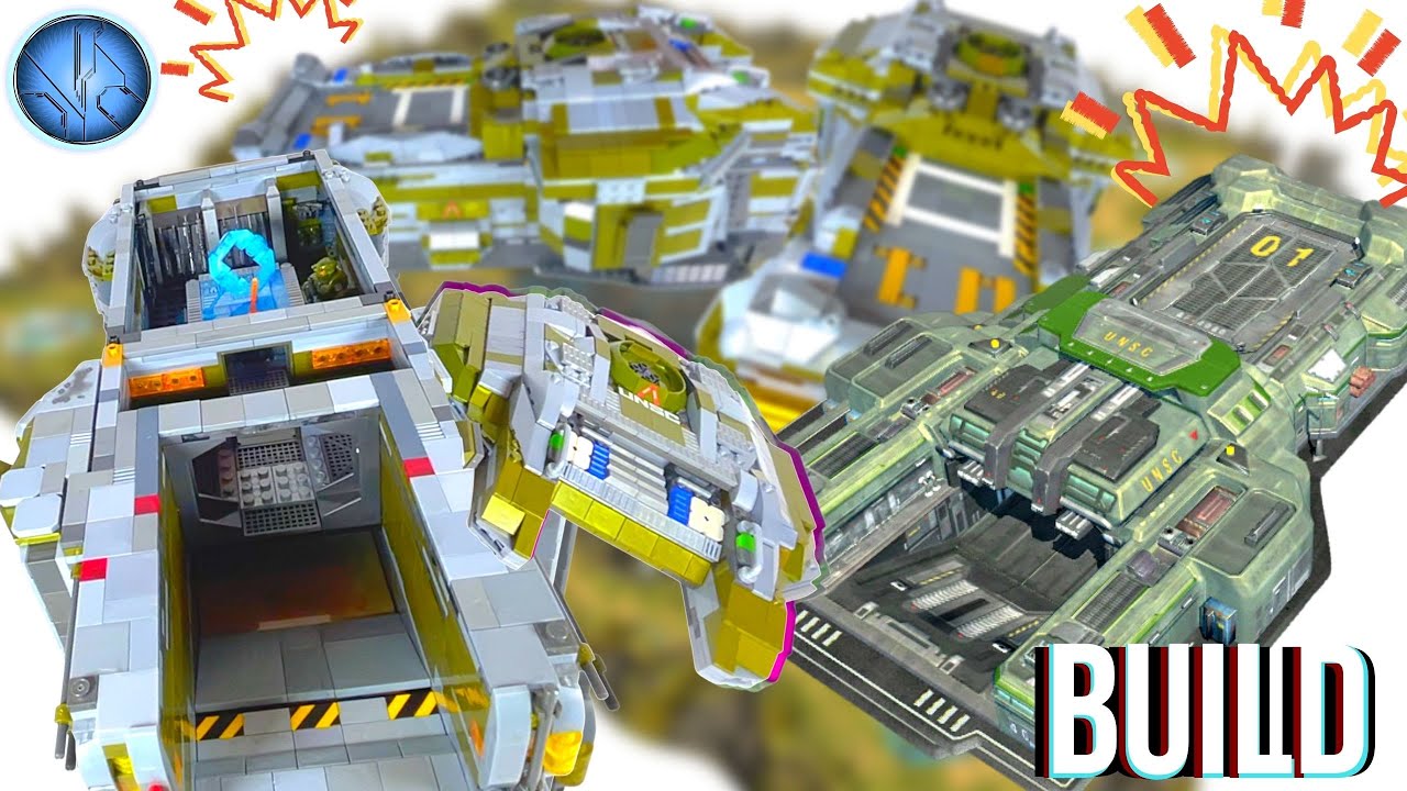We Built a Halo Wars Deployable Firebase! Mega Construx Customs.