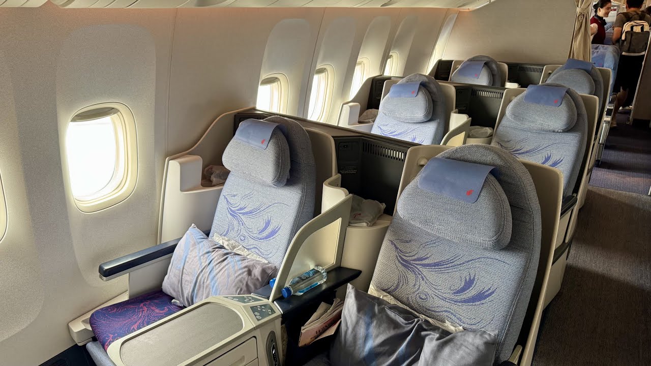 中國國際航空商務艙 廣州-北京首都 || Air China 777-300ER Business Class Guangzhou - Beijing Raw Footage