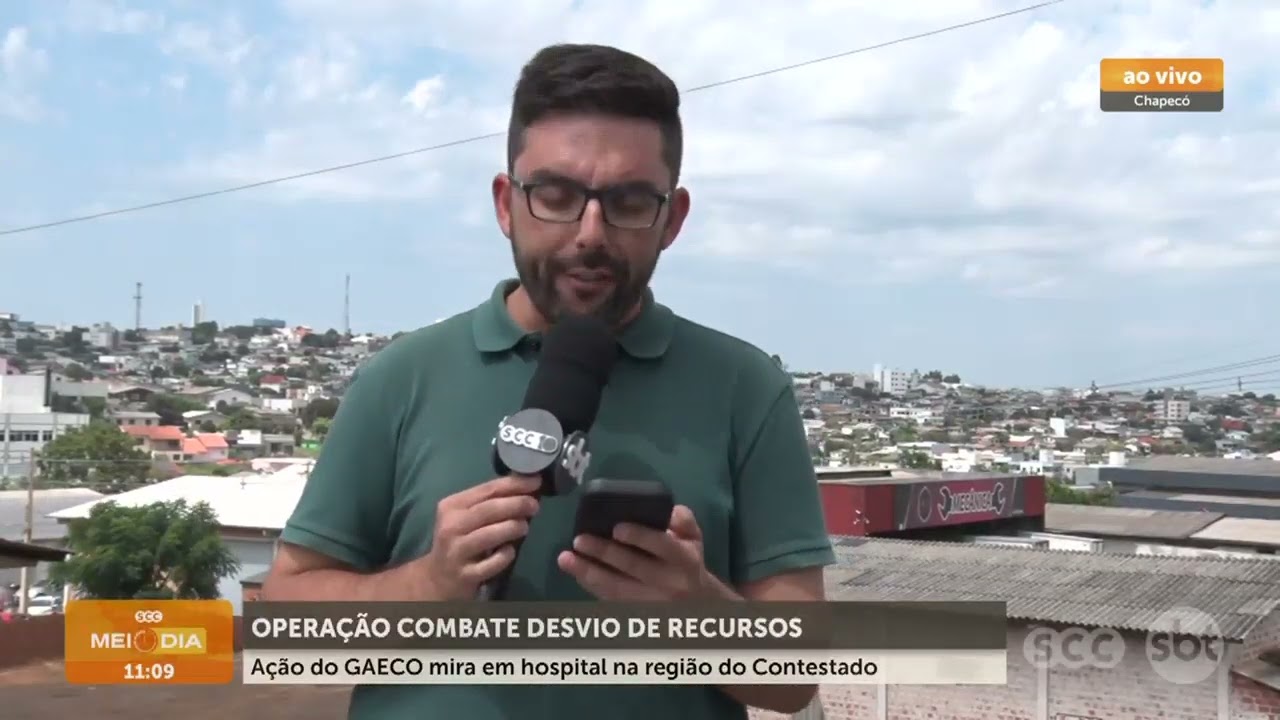 Operação combate desvio de recursos em hospital do Contestado | Segurança | SCC Meio-Dia