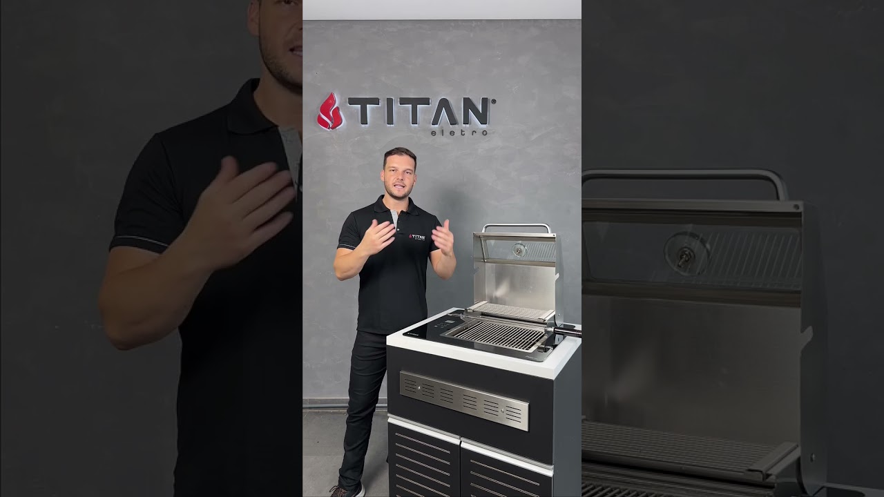Grill El&eacute;trico Prime Touch - Com Tampa | Titan Eletro