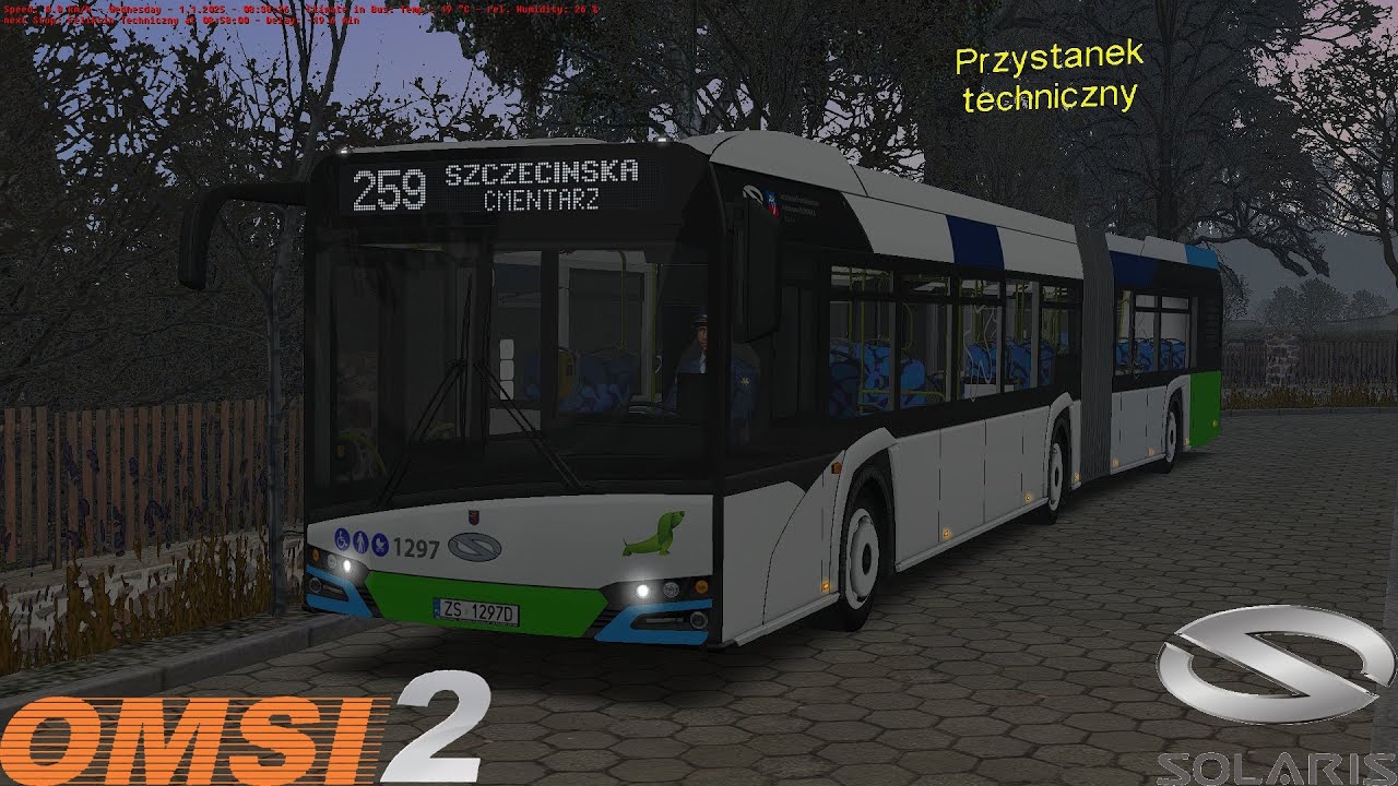 Omsi 2 - Fikcyjny Szczecin - Line 259 - Solaris Urbino 18 IV