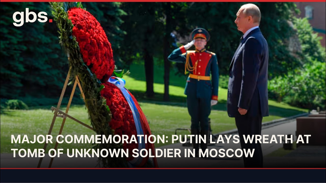 Historic WWII Tribute: Vladimir Putin Honors Soviet War Dead Near Kremlin Wall | AC1W