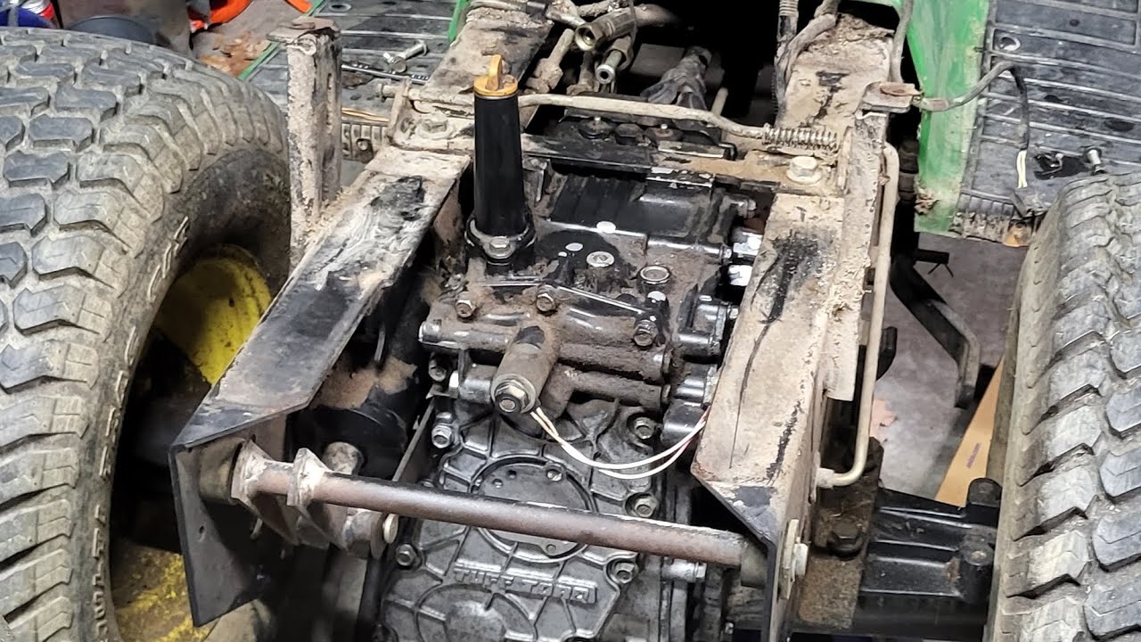 John Deere 445 k91 tuff torq rearend install and FAIL....more problems to repair
