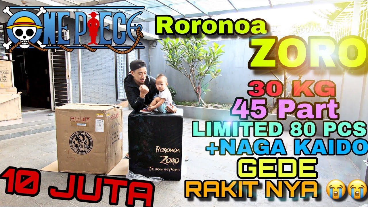 [ENG SUBS] UNBOXING SUPER STATUE ANIME RORONOA ZORO ONE PIECE by BP STUDIO (INCLUDE KAIDO DRAGON)
