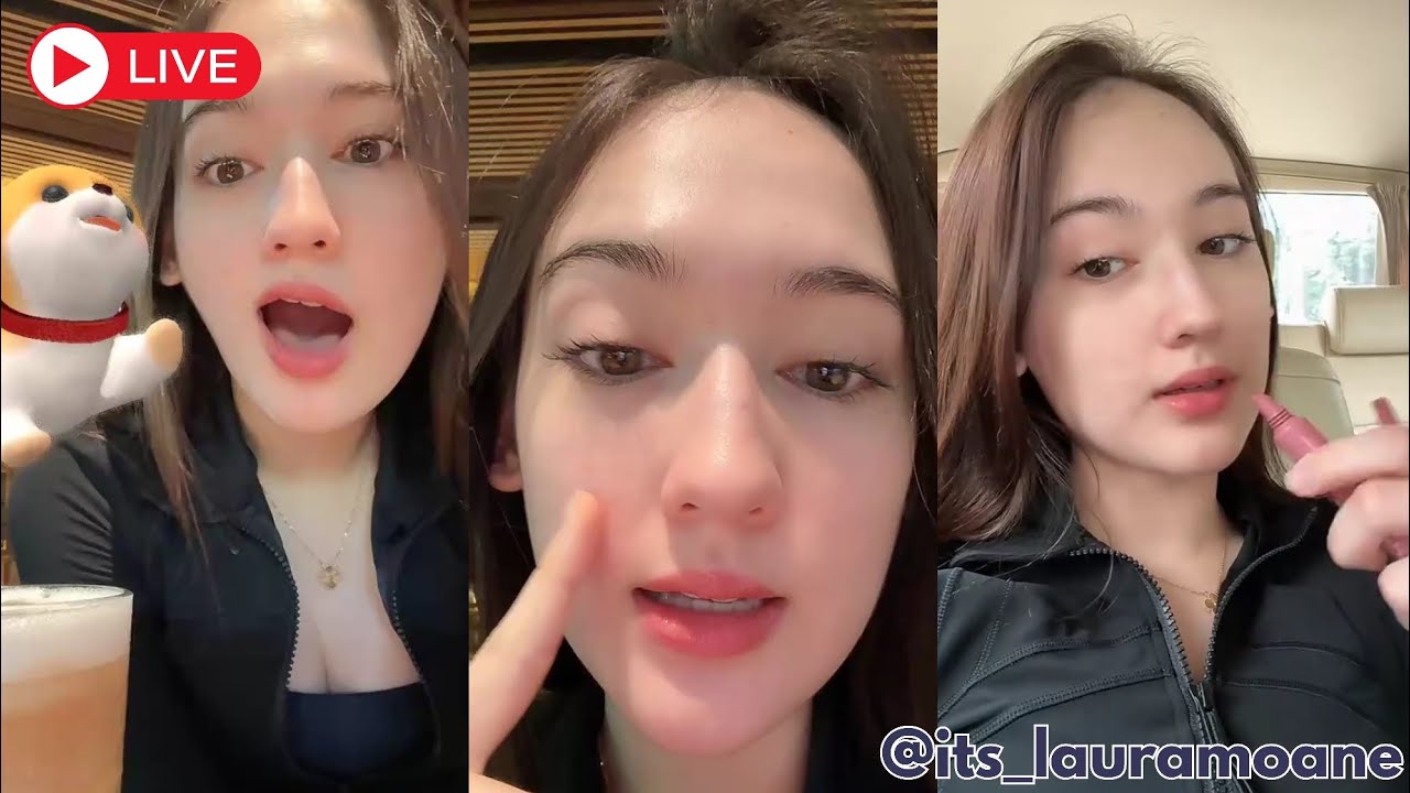 LAURA MOANE LIVE TIKTOK SELESAI OLAHRAGA!! | Tiktok Live