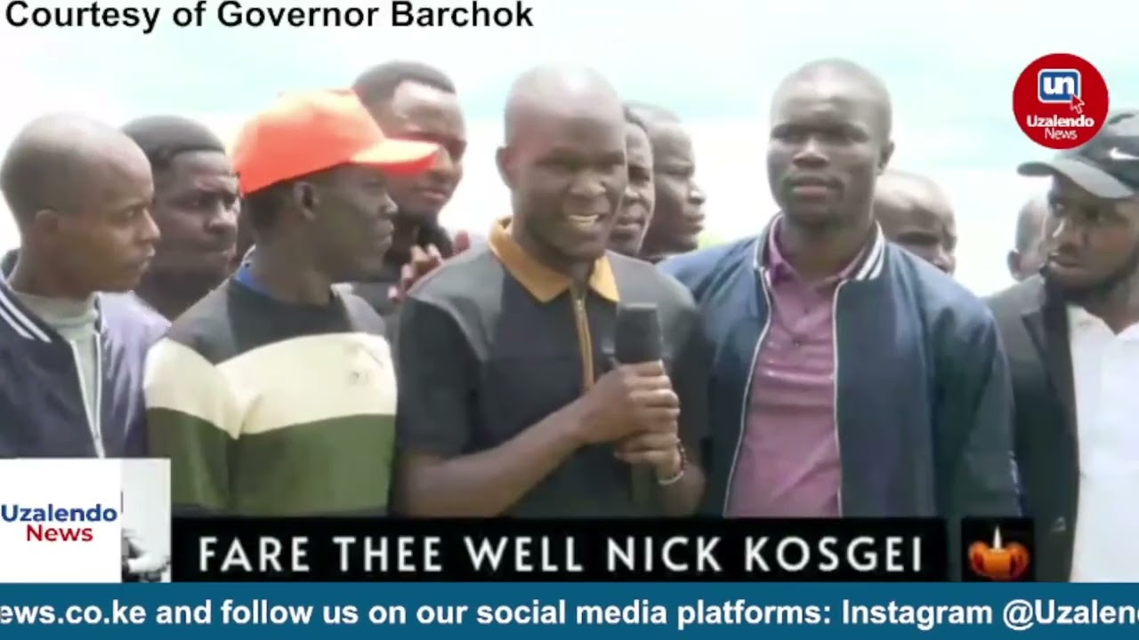 COMRADES POWER! The late Nick Kosgei's Maseno University mates pay their tribute in style