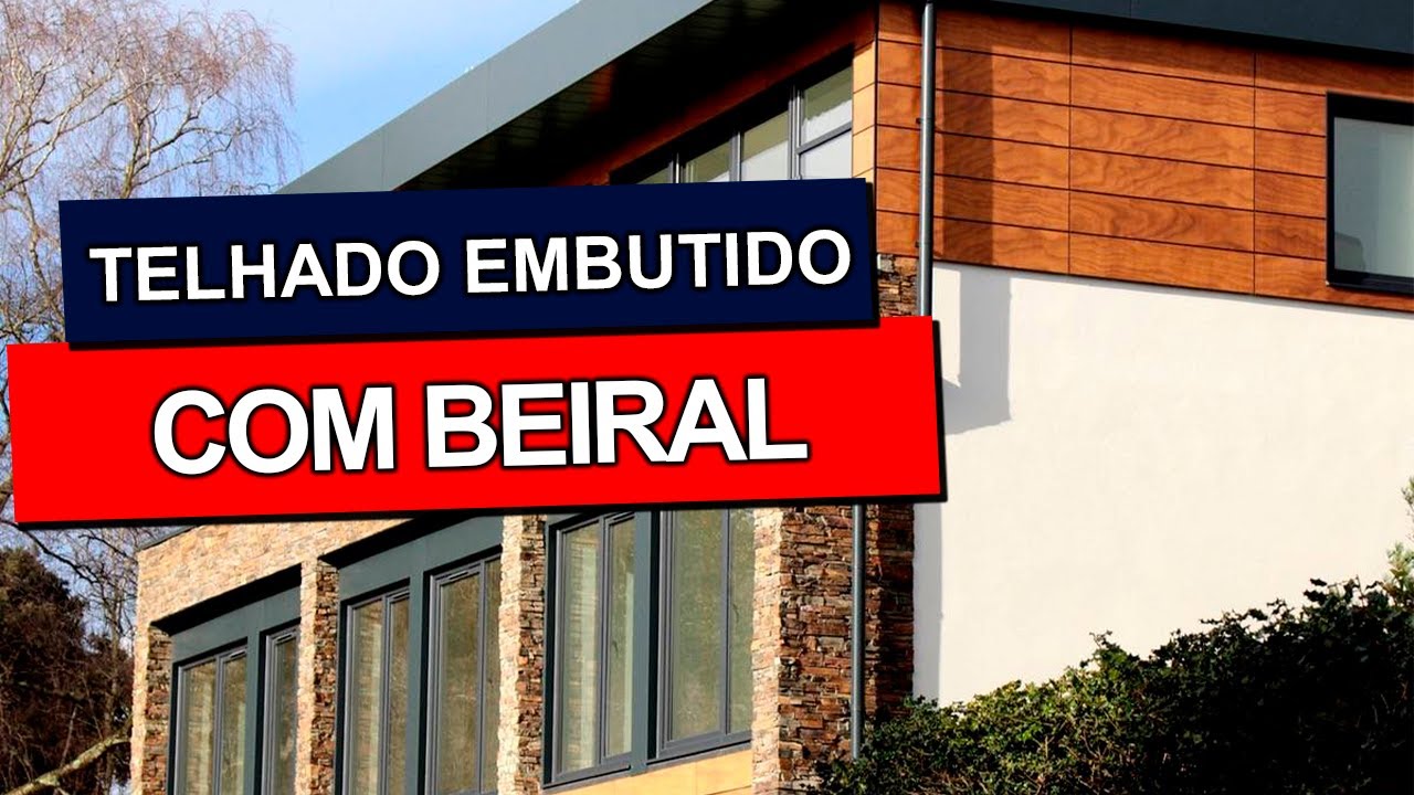 TELHADO EMBUTIDO COM BEIRAL: Confira inspira&ccedil;&otilde;es de projetos incr&iacute;veis com esse tipo de telhado!