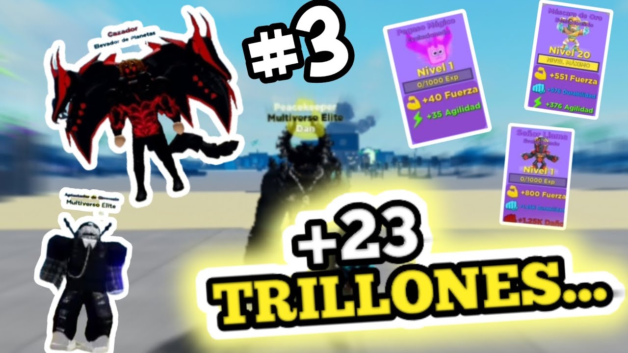 23 TRILLONES!!!😨 reaccionando a cuentas#3 👍 💪 MUSCLE LEGENDS 💪 | ROBLOX