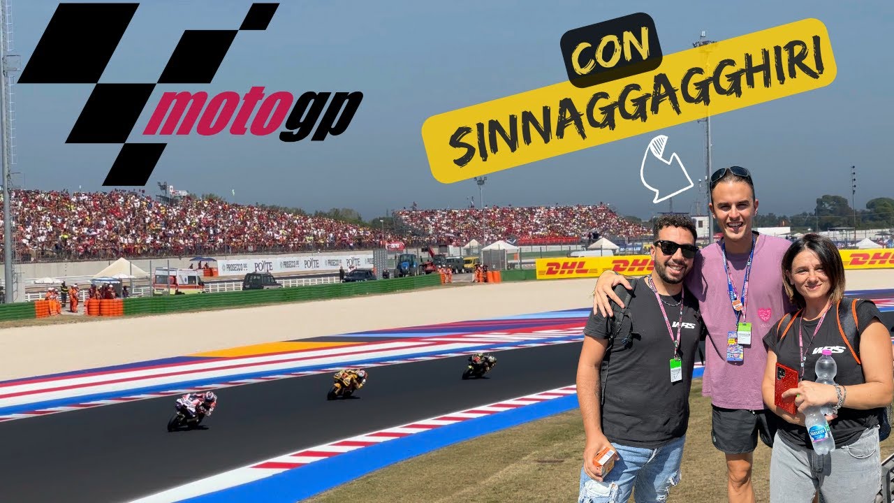 MotoGP 🏁 al Misano World Circuit Marco Simoncelli con SINNAGGAGGHIRI