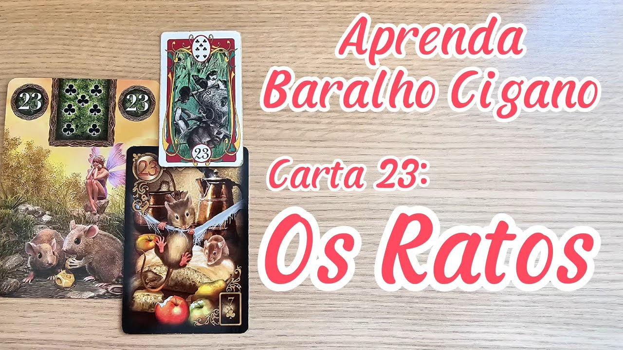 Aprenda baralho cigano: carta 23 os ratos