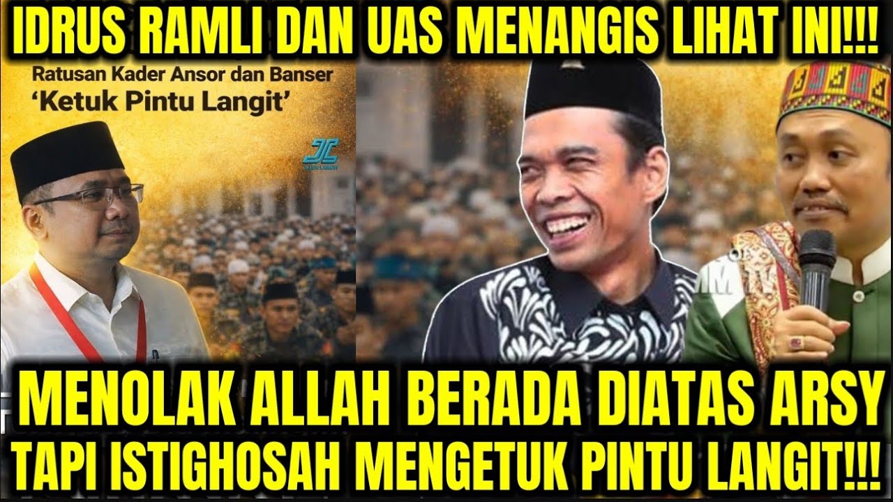 DIBAYAR KONTAN!! IDRUS RAMLI DAN UAS LANGSUNG DIPERMALUKAN BANSER!!!