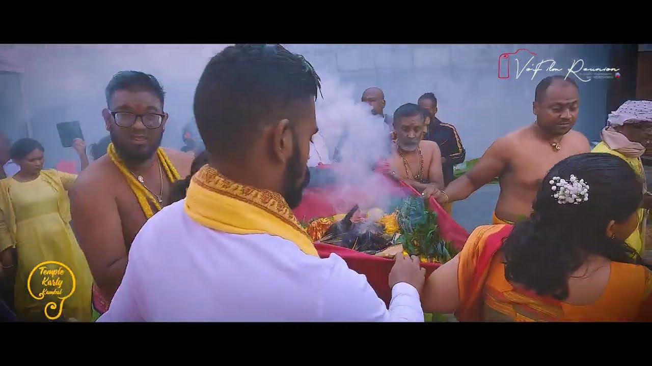 Marche sur le feu 2023 Temple Karly Kambal De La Petite Ravine Les Trois Bassins