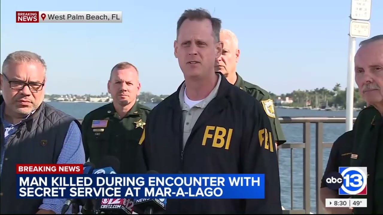Man shot, killed by Secret Service, local deputy outside of Mar-a-Lago, agency says