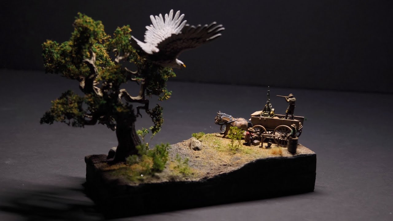 Making a Giant Eagle Diorama