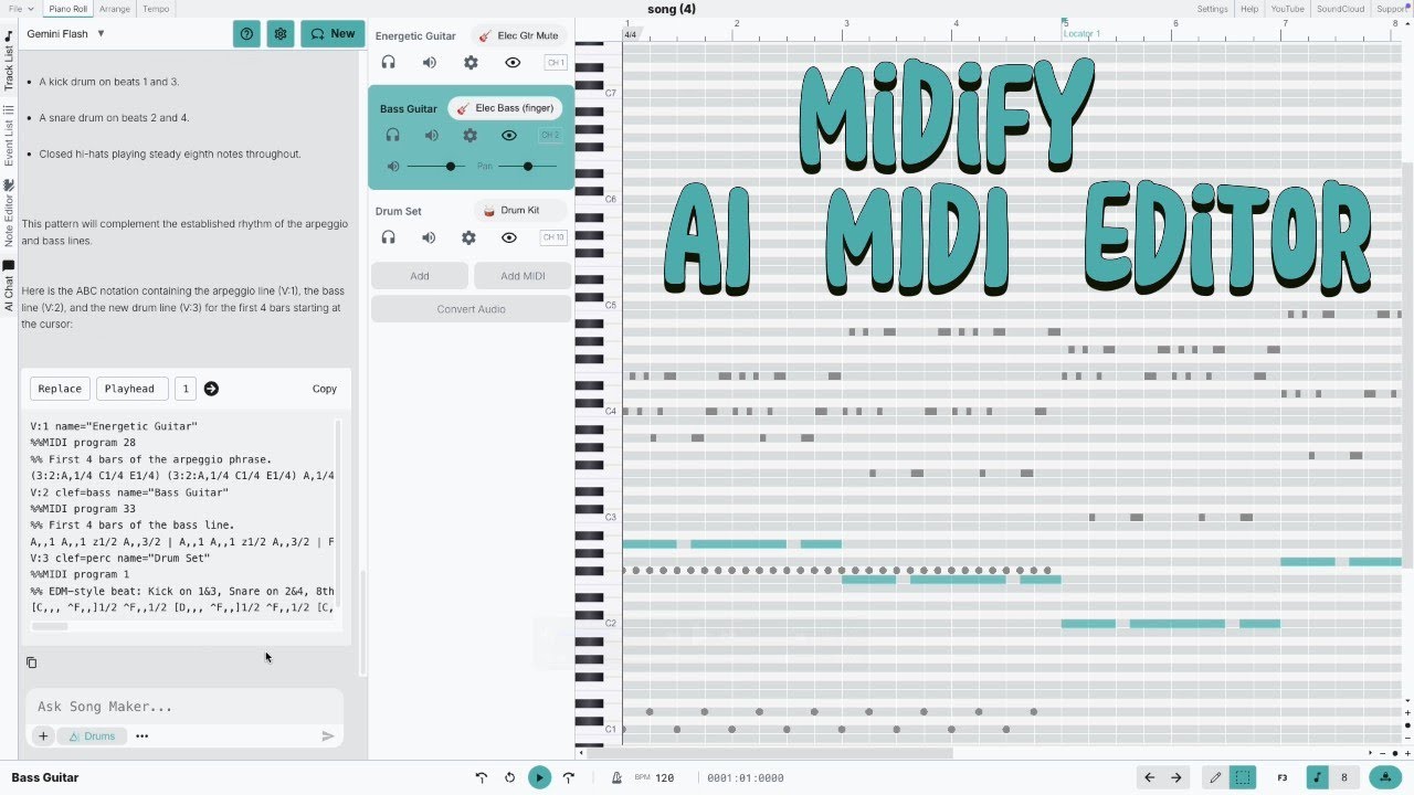 Edit MIDI with AI? Midify Makes It Possible