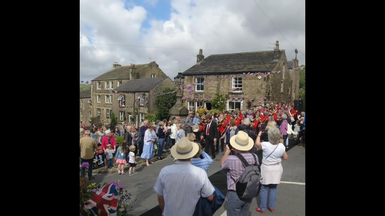 Dobcross Whit Friday 2022 Whit Walks, Band Street Marches & Brass Band Competition