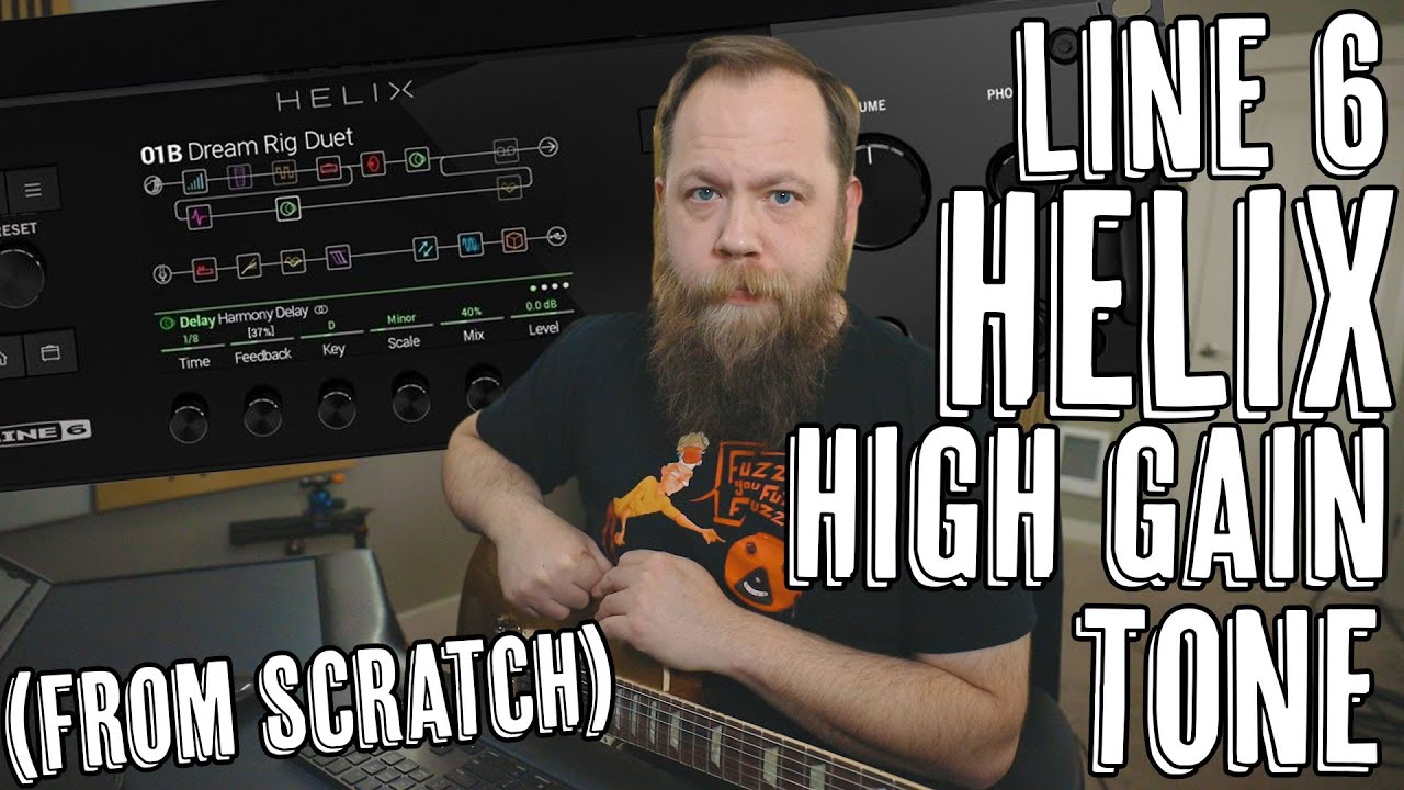 Line 6 Helix High Gain Tone! (From Scratch)