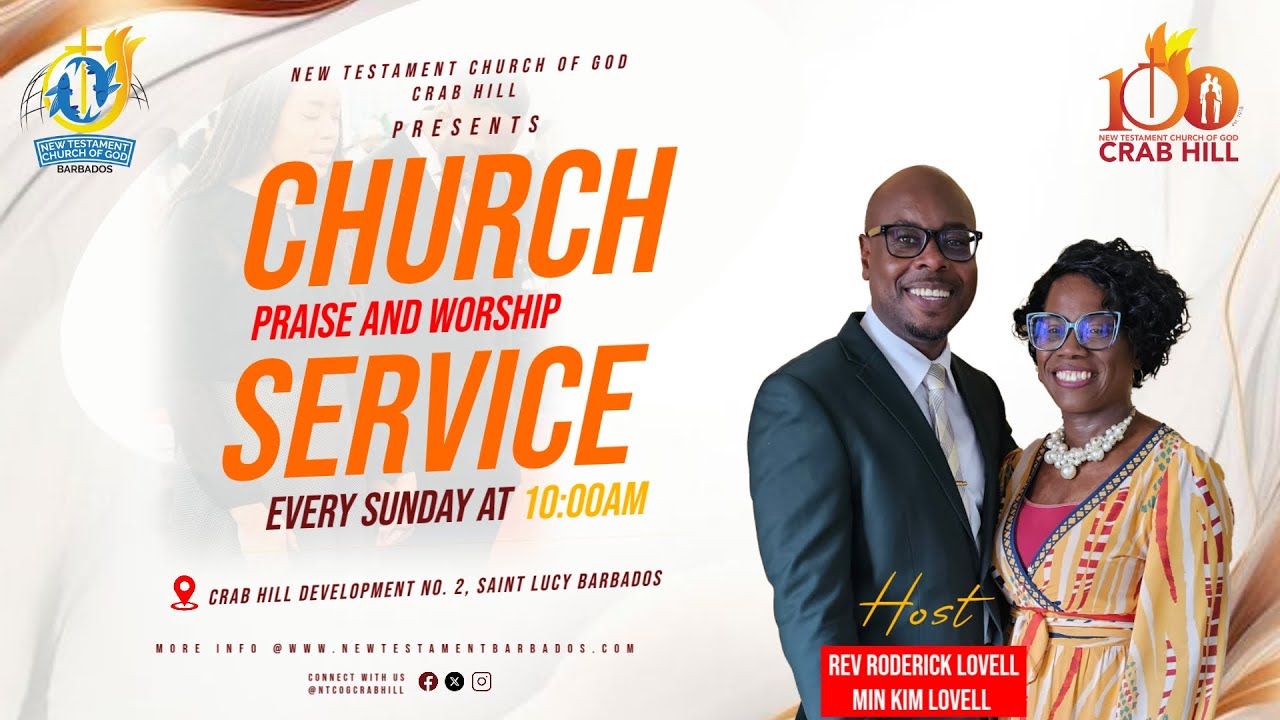 Praise & Worship Service (Pastor's Sunday) | NTCOG Crab Hill, Barbados