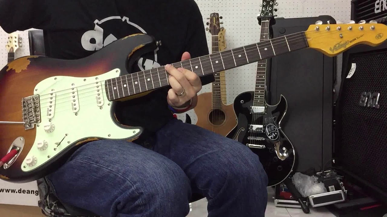 Vintage Icon Series V6MR Electric Guitar