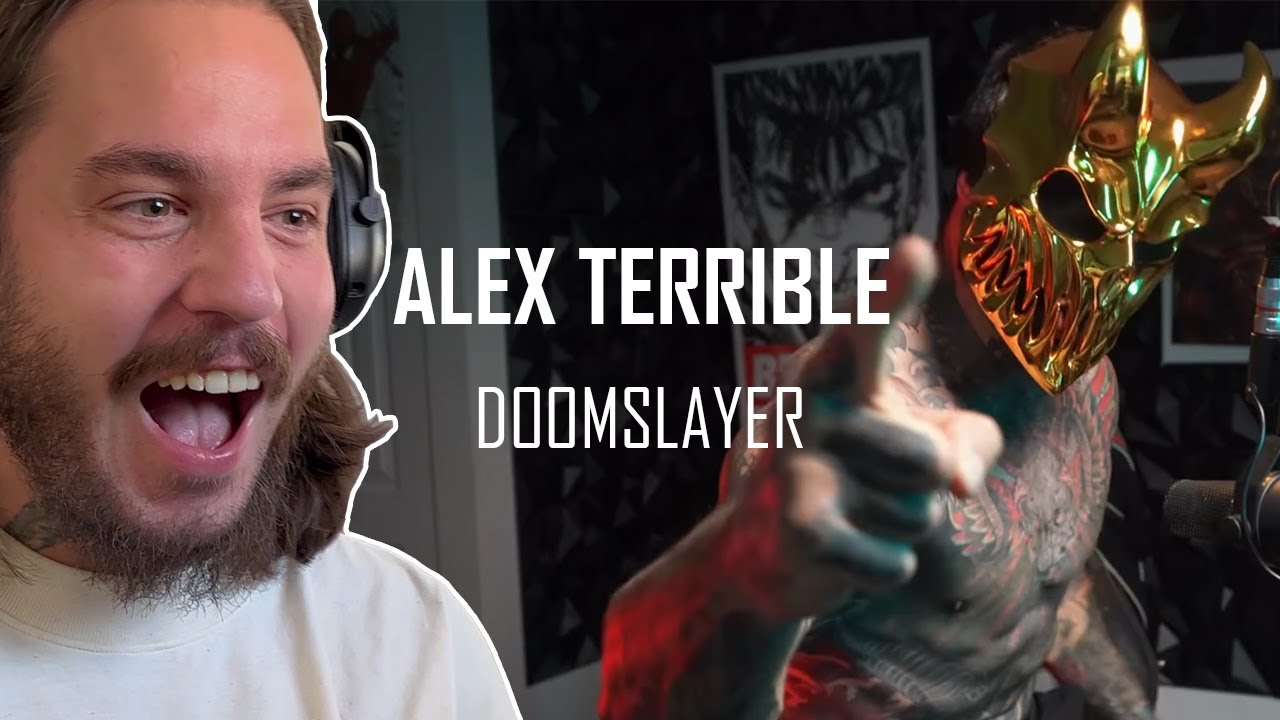 ALEX TERRIBLE - DOOMSLAYER - French guy reacts