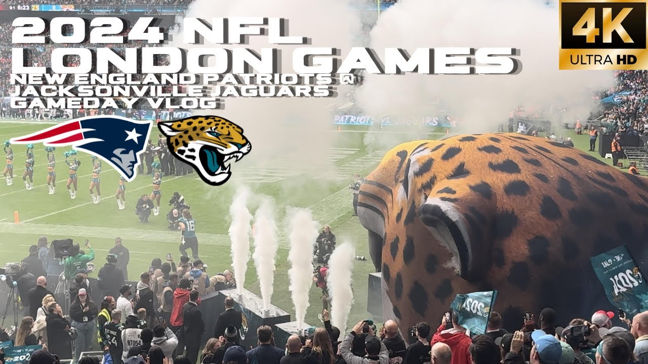 New England Patriots @ Jacksonville Jaguars Gameday VLOG | Final Match of 2024 NFL London Games [4K]
