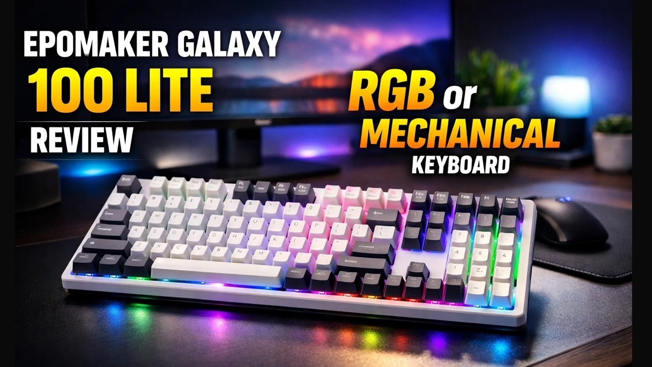 Epomaker Galaxy 100 Lite Review – Premium Mechanical Keyboard on a Budget?
