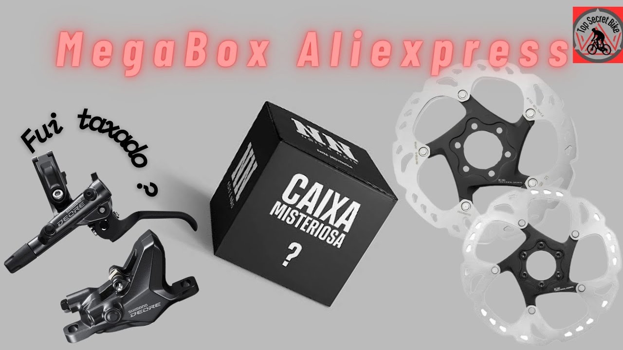Unboxing Freios DEORE M6100 + Discos RT 86 Icetech do Aliexpress