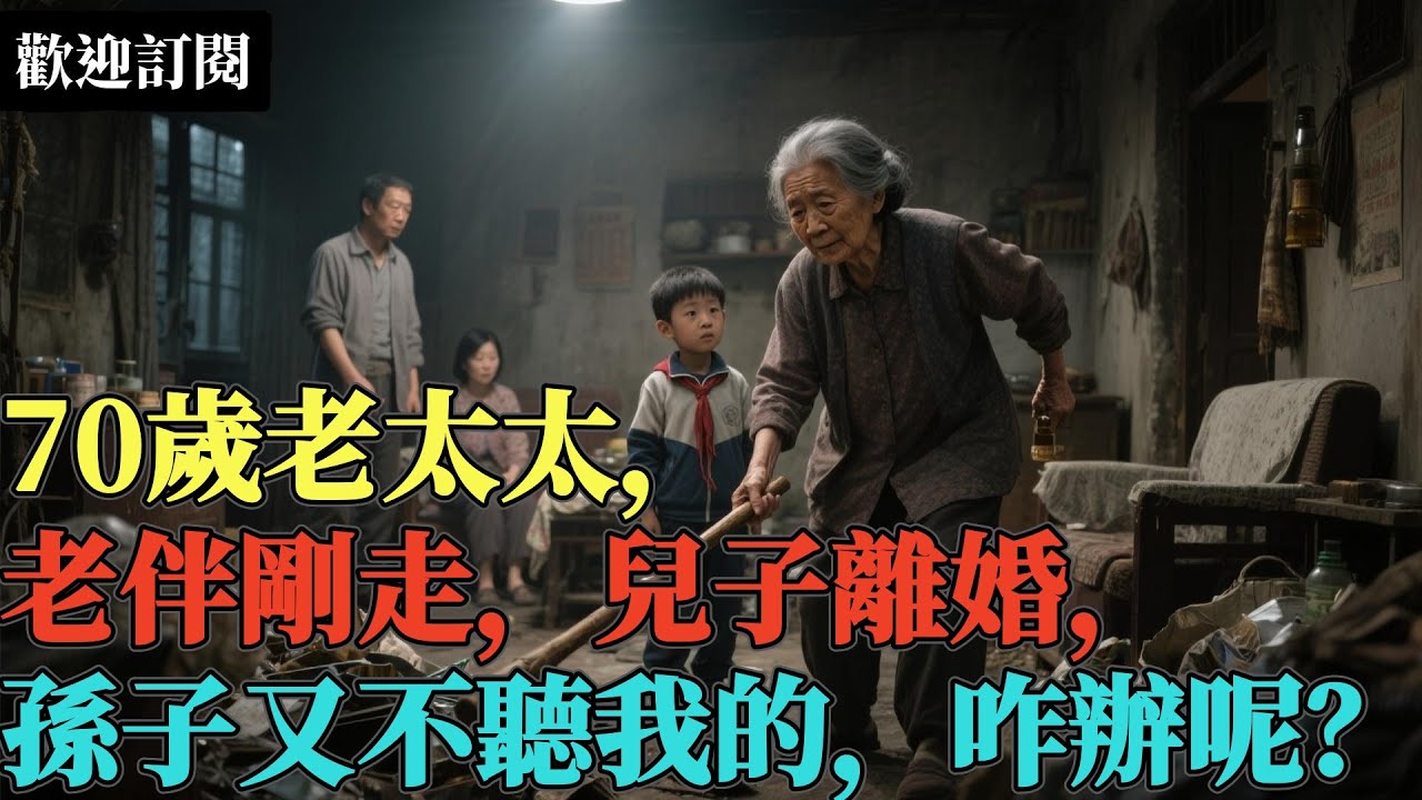 萍姐有話說：70歲老太太，老伴剛走，兒子離婚，孫子又不聽我的，咋辦呢？#晚年生活 #退休生活 #老年生活 #晚年 #晚年生活的故事
