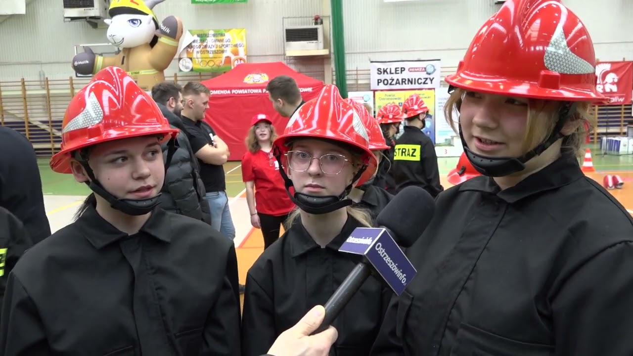 Halowe zmagania młodzieżowych drużyn pożarniczych