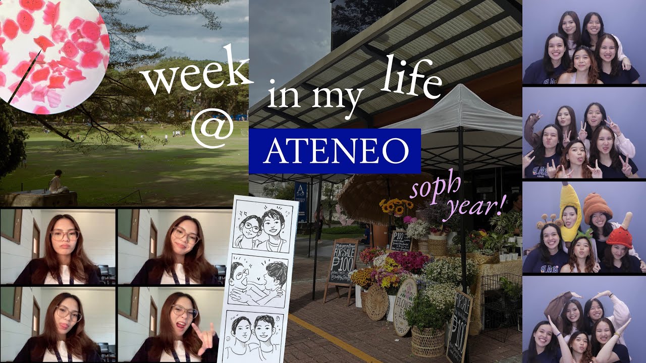 a week in my life | admu sophomore year, 2nd sem