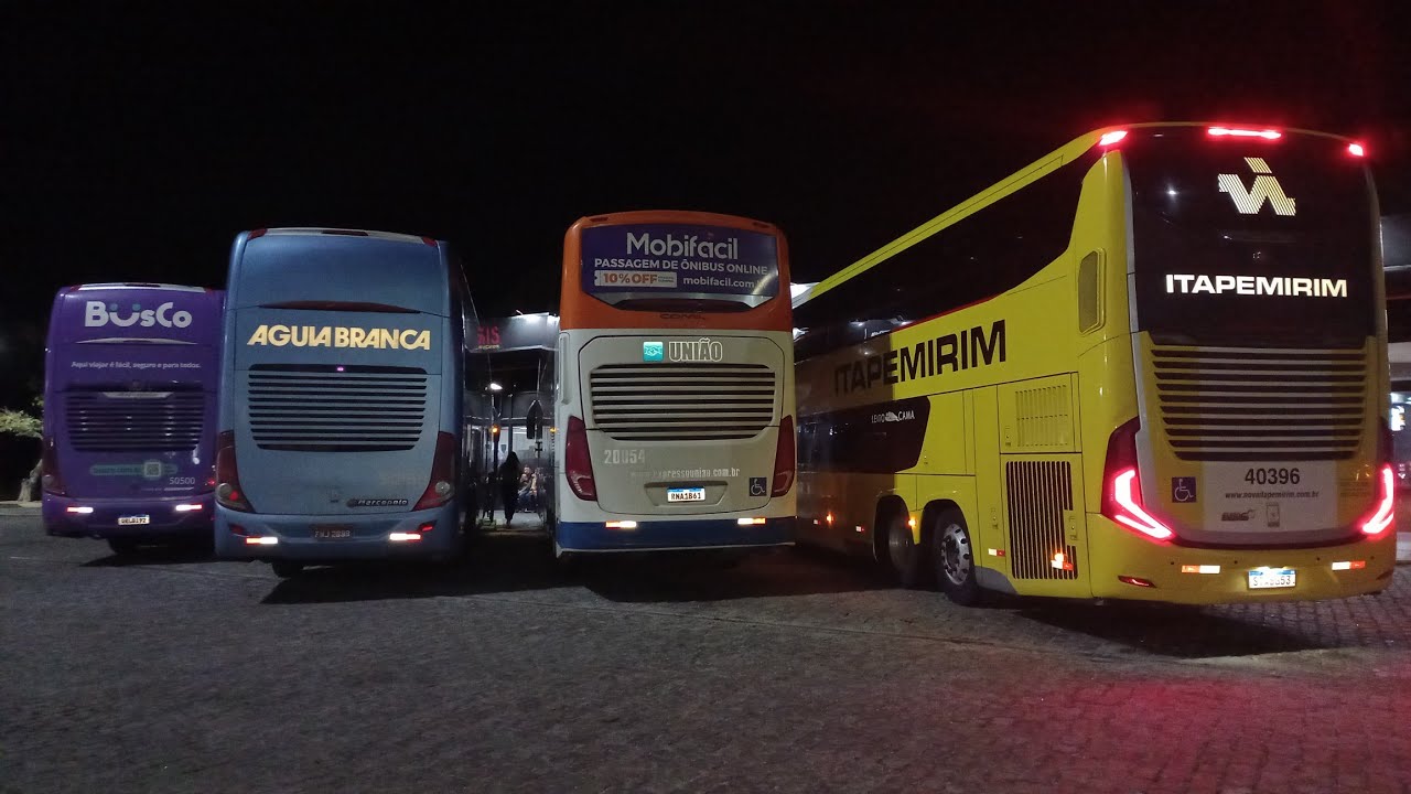MADRUGADA DE MOVIMENTAÇÃO DE ÔNIBUS EM CAMPOS DOS GOYTACAZES | NOVA ITAPEMIRIM, UNIÃO, BUSCO