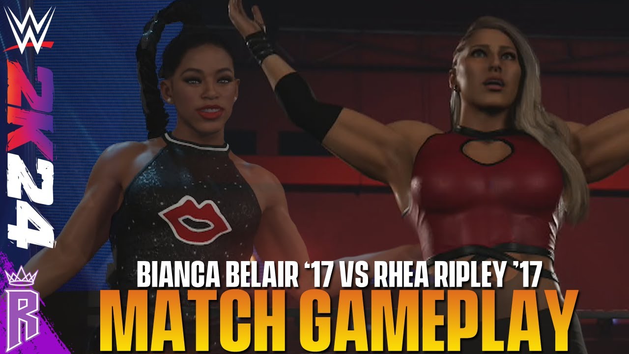 WWE 2K24: Rhea Ripley '17 Vs Bianca Belair '17 #WWE2K24