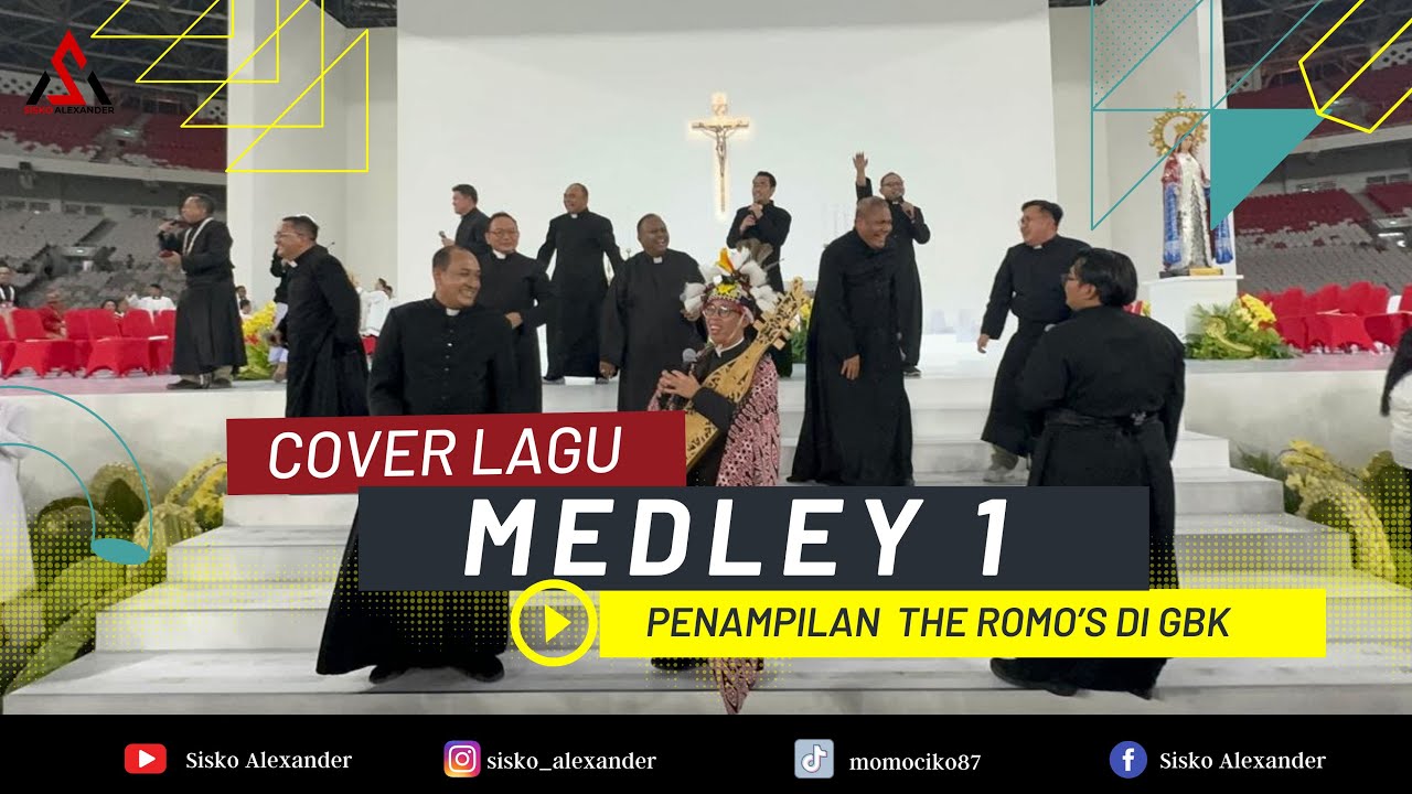 PENAMPILAN THE ROMO'S DI GBK SETELAH MISA AKBAR BERSAMA PAUS FRANSISKUS - Medley 1